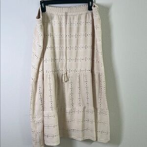 Cato Boho Midi Tiered Skirt Size 22 24